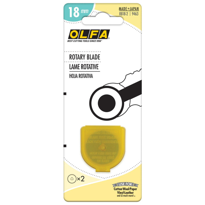 Olfa RB18-2 Rotary Blade 18mm, 2pk